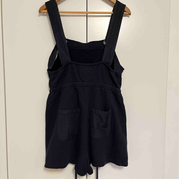 Navy Blue Romper Shorts Anthropologie S - Picture 7 of 7